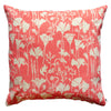 Tomato Soup California Poppies 100% Linen Pillow Cover