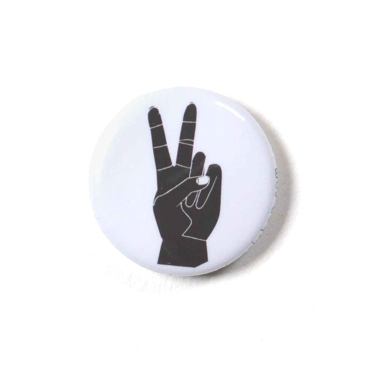 Peace Hand 1" Button