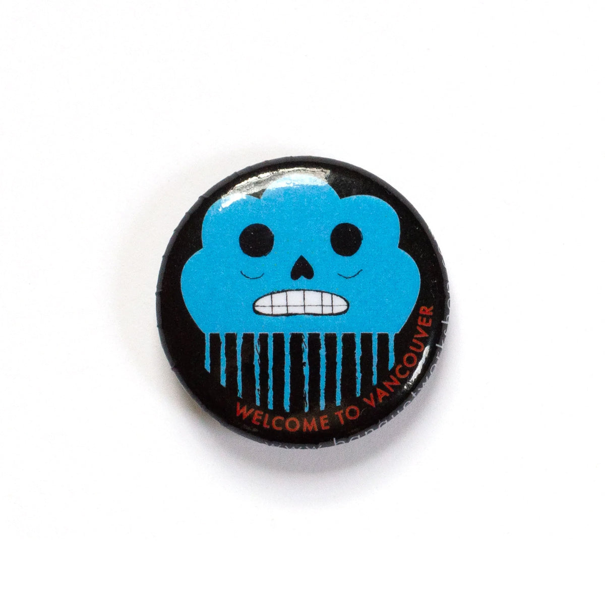Welcome to Vancouver Rain Cloud 1" Button