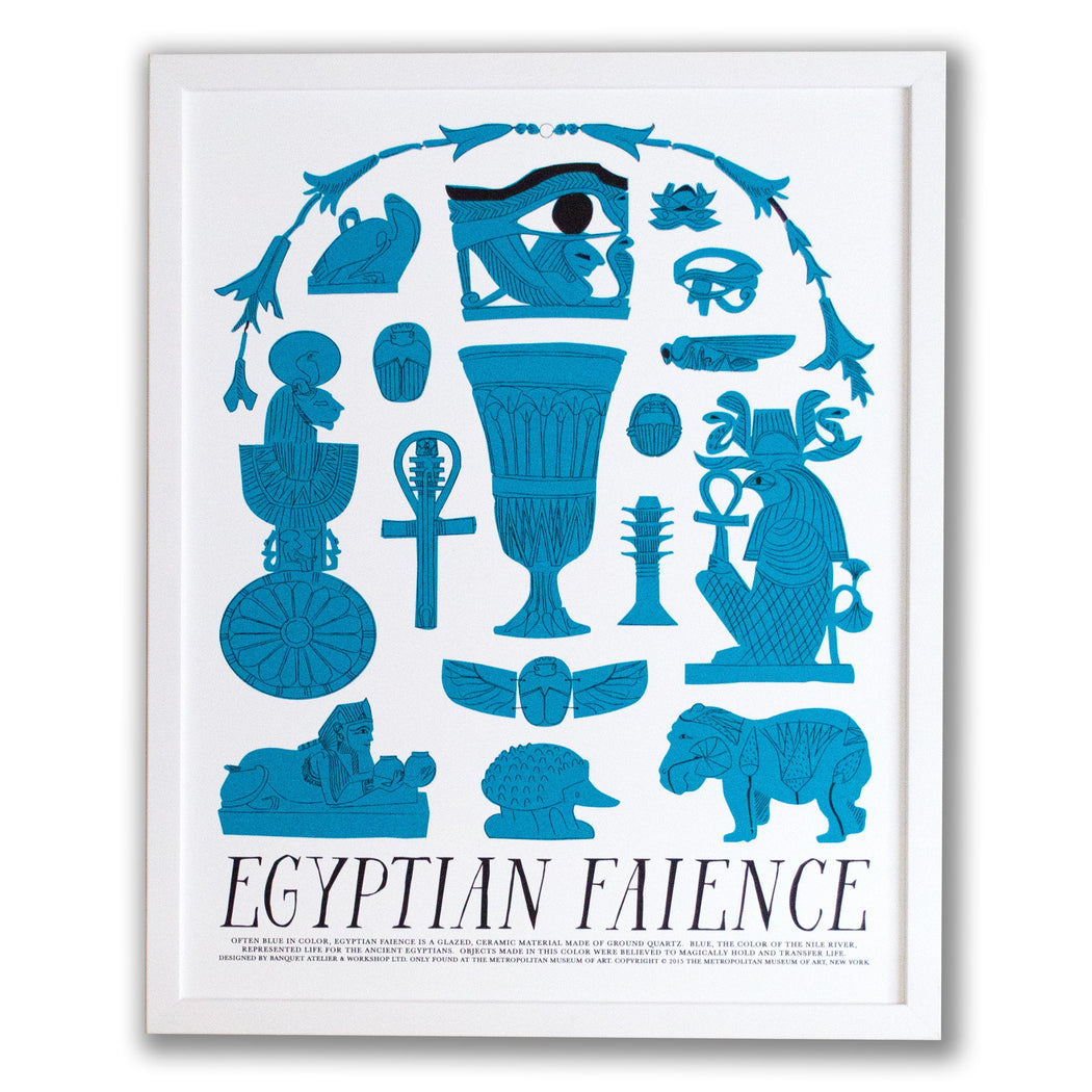 Egyptian Faience Poster