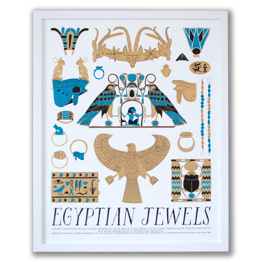 Egyptian Jewels Poster