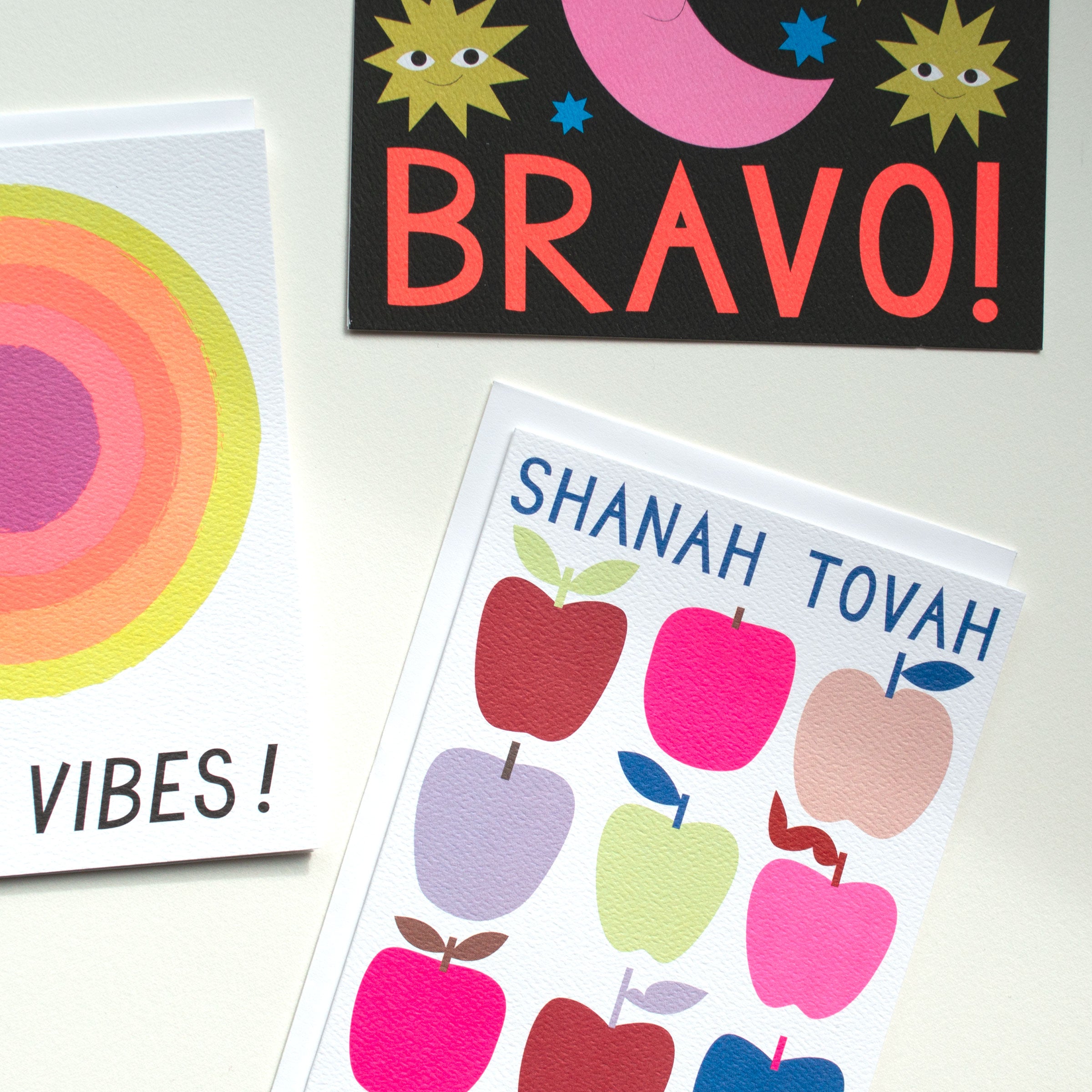 Shanah Tovah Note Card with Apples