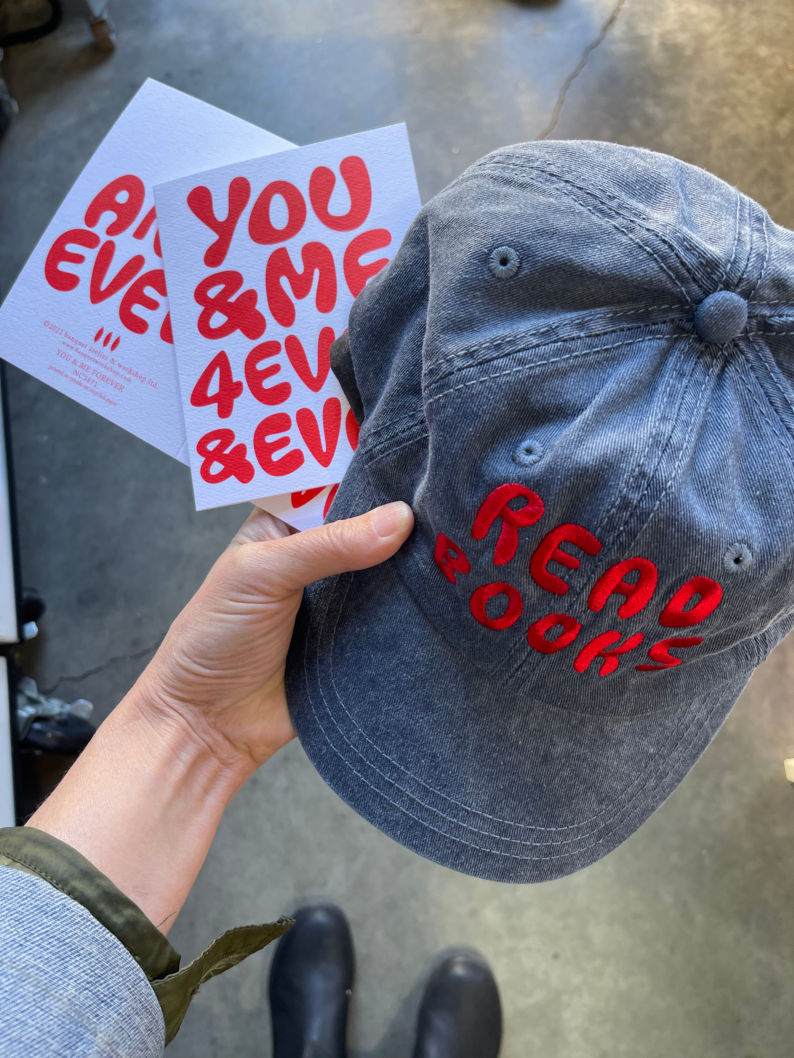 Read Books Embroidered Baseball Cap