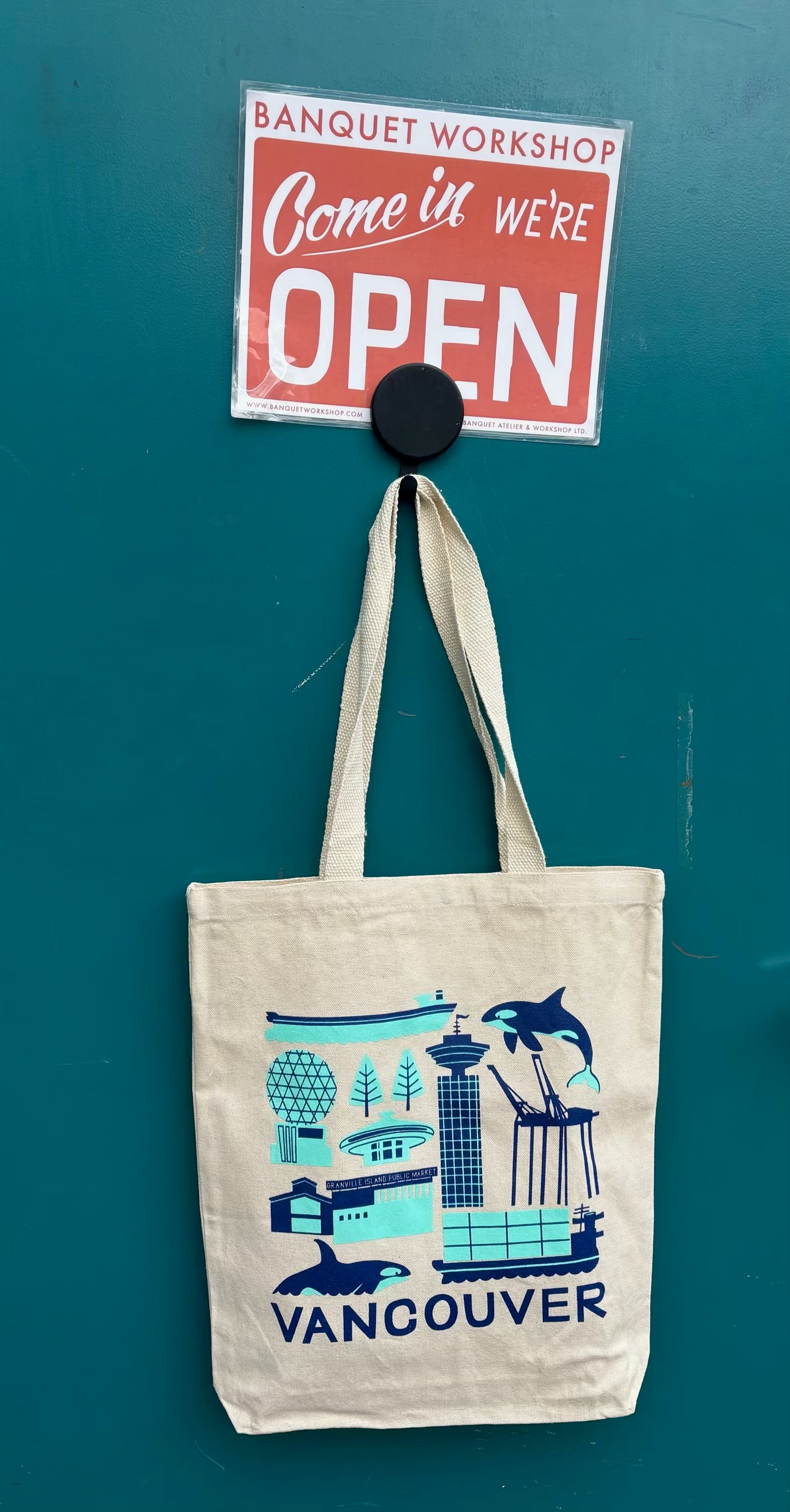 Blue & Green City of Vancouver Tote