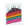 Rainbow Cake Note Card