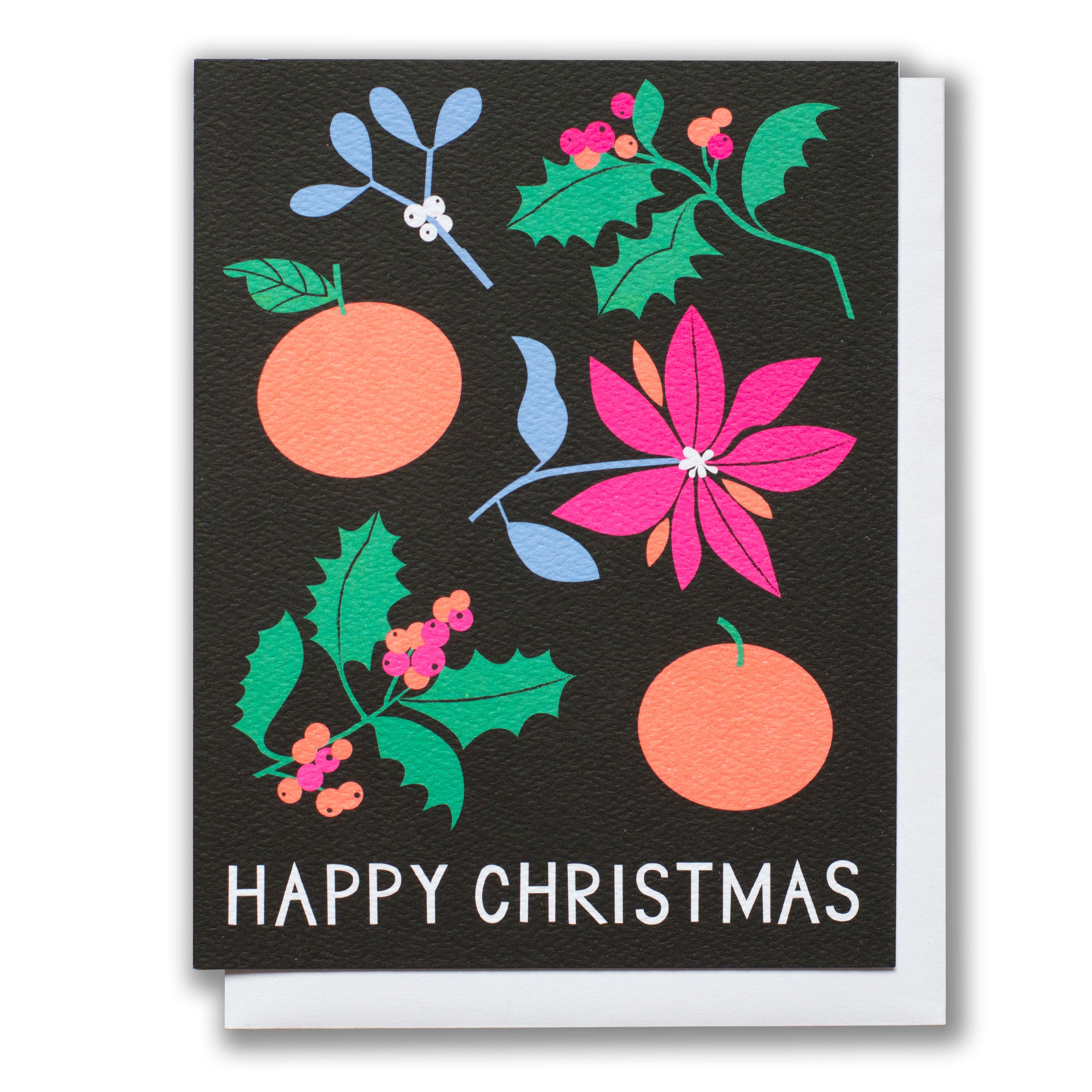 Clementine Floral Christmas Card