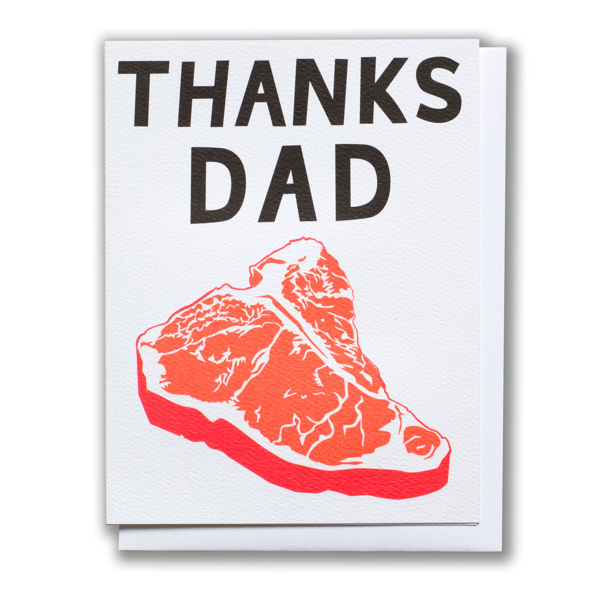 Thanks Dad Grade-A Steak Note Card for Father's Day — Banquet Atelier ...