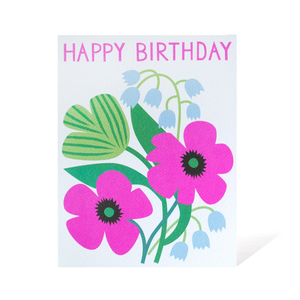 Big Blooms Birthday Note Card