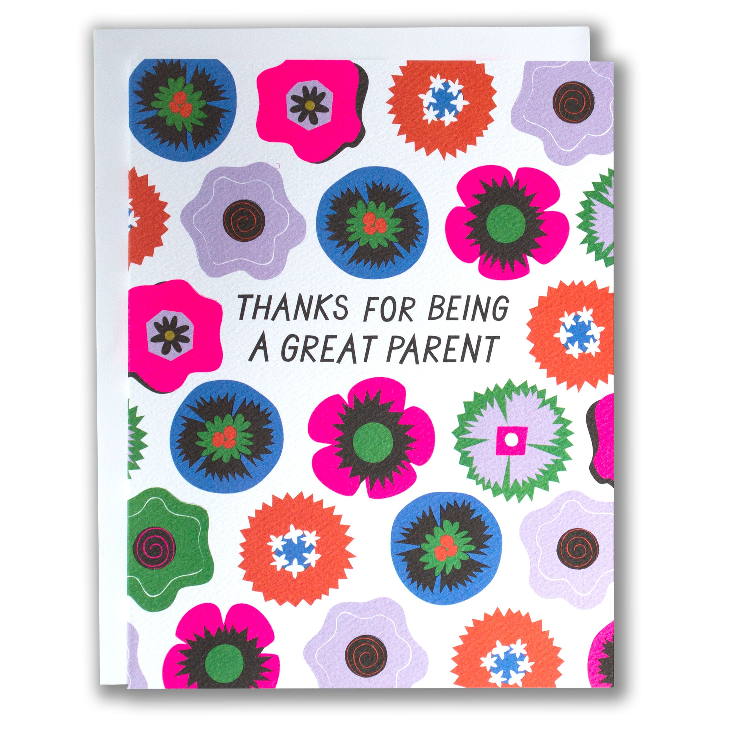 Thanks for Being a Great Parent Millefiori Note Card