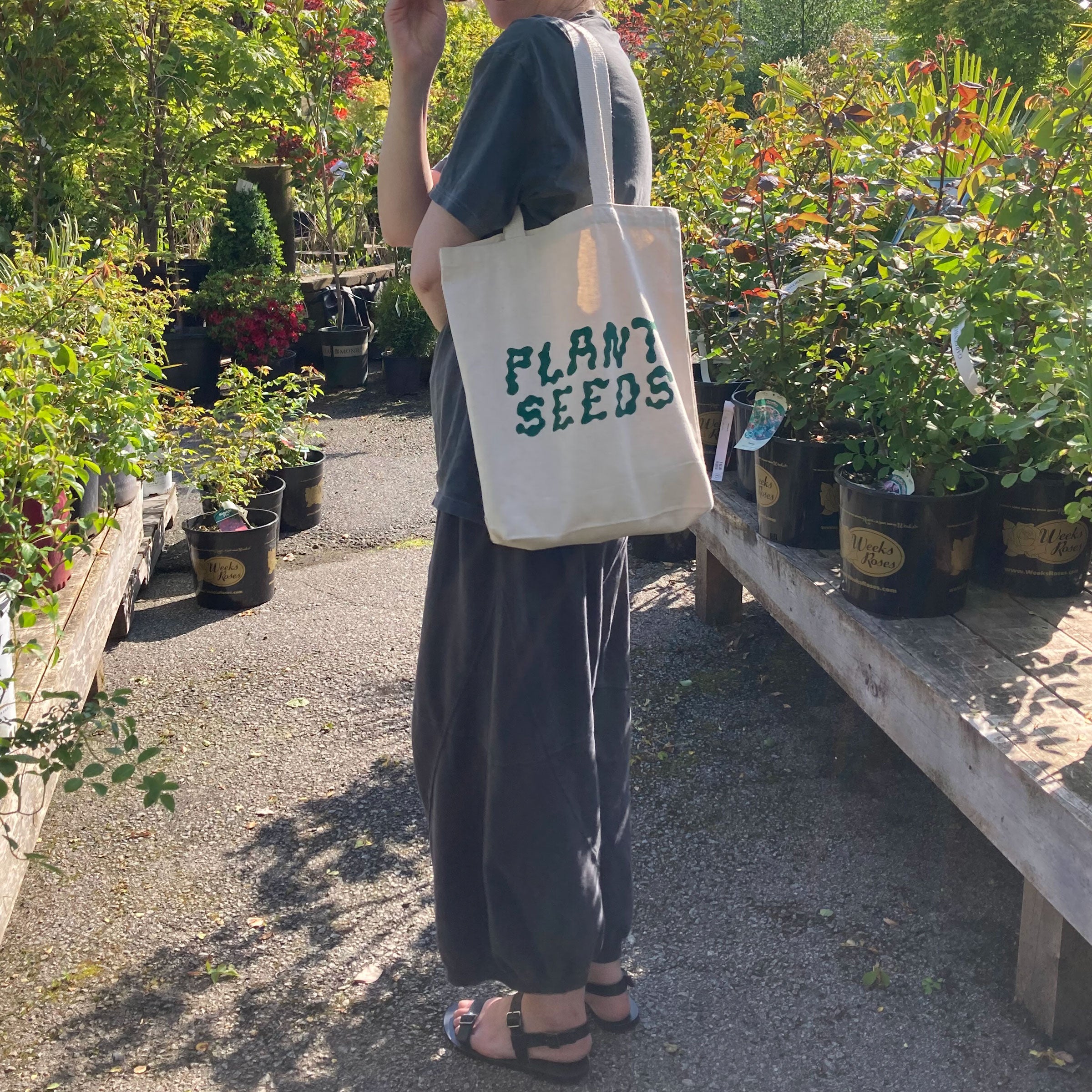 Plant Seeds Heavy Canvas Tote Bag