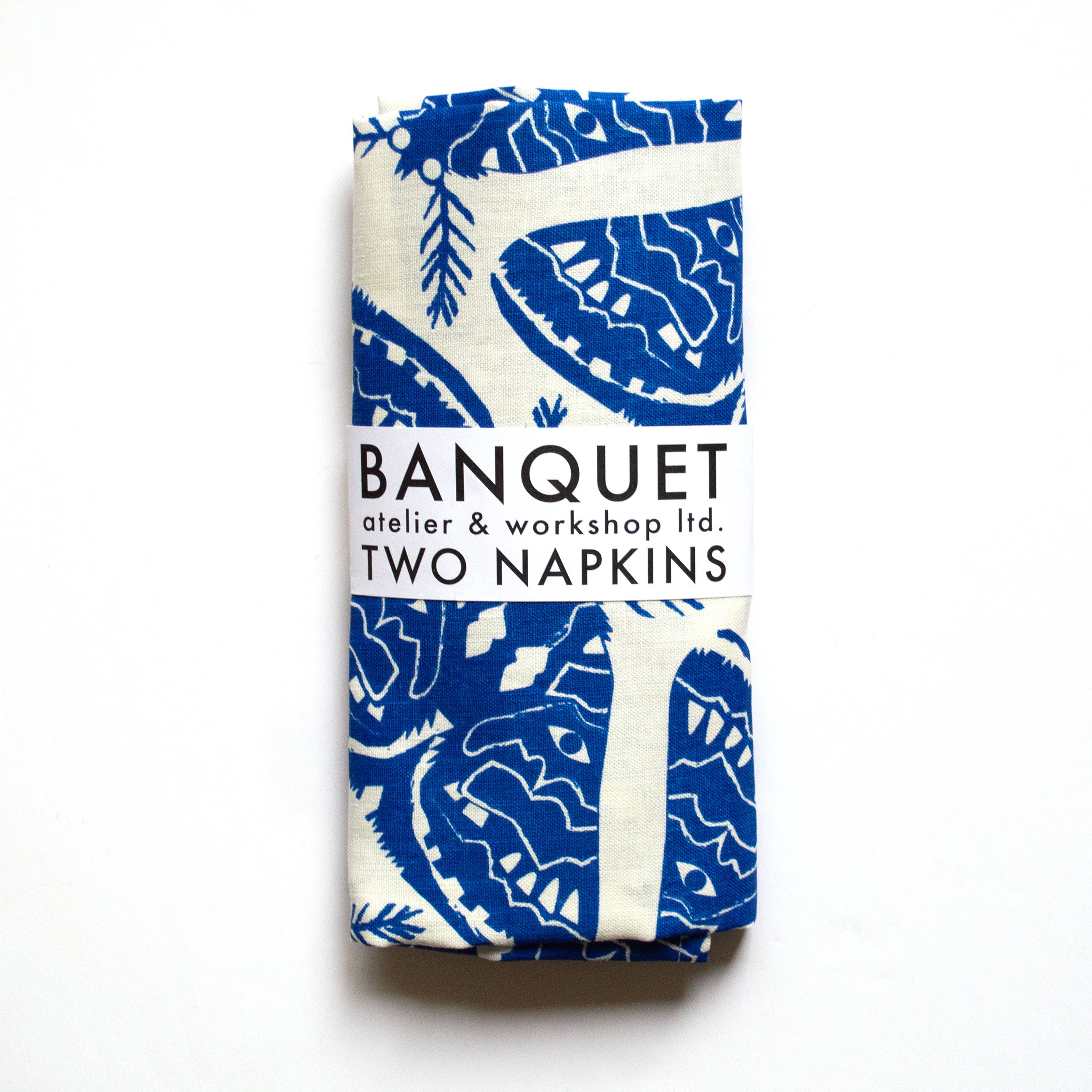 Blue Moths Napkins 