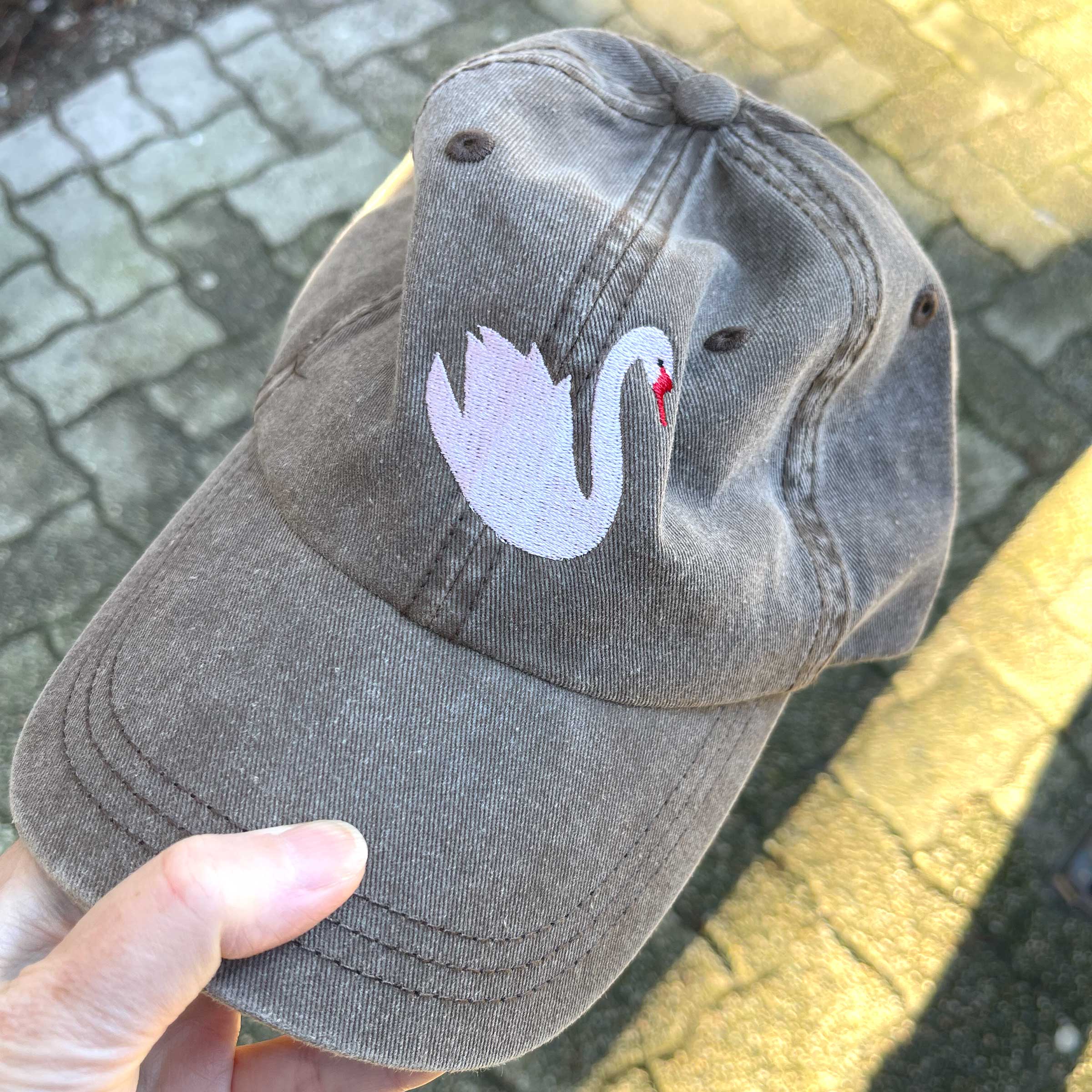 Pink Swan Ball Cap