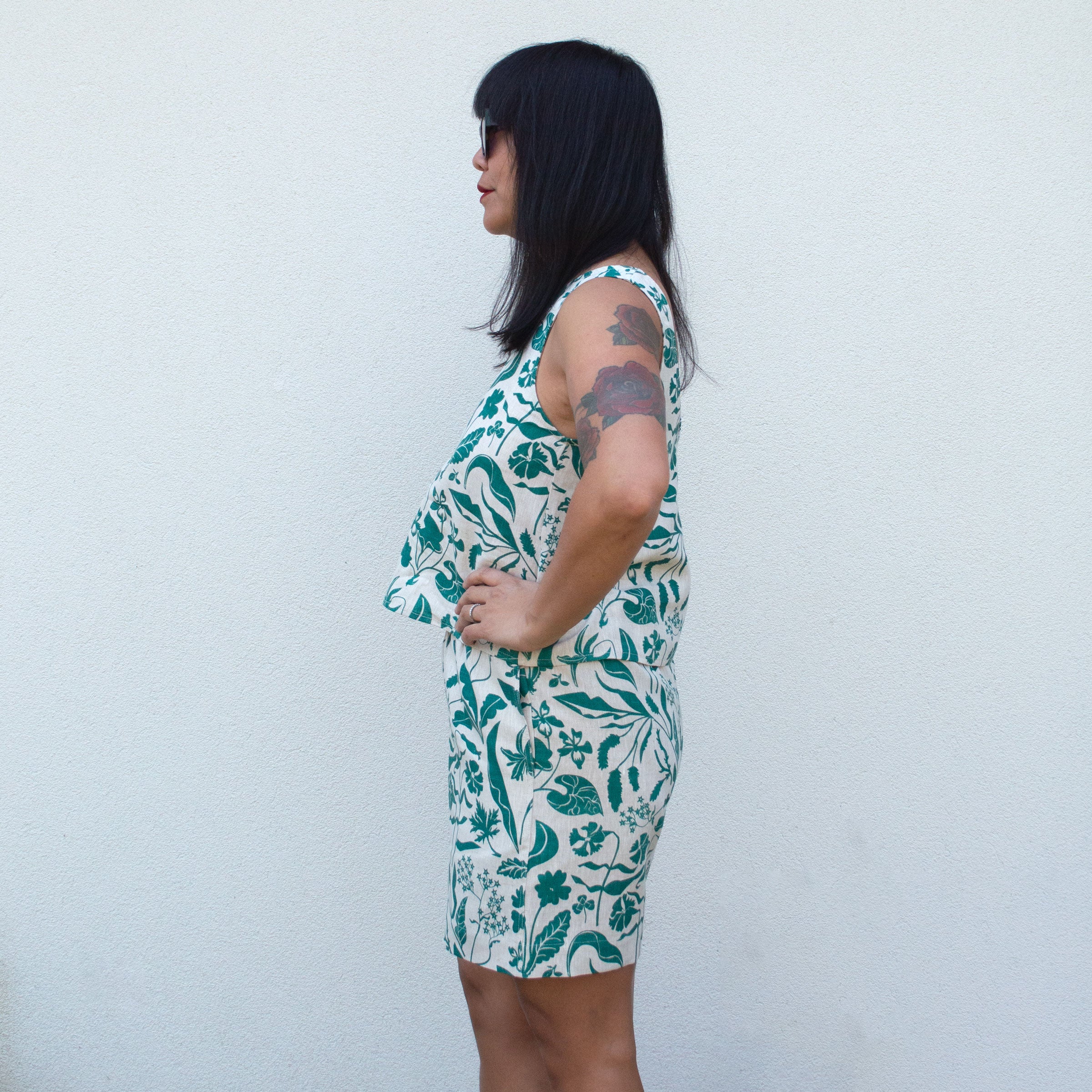 Frankie Tank in Emerald Green Wildflowers