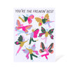 You're the Freakin' Best Winged Fairy Note Card