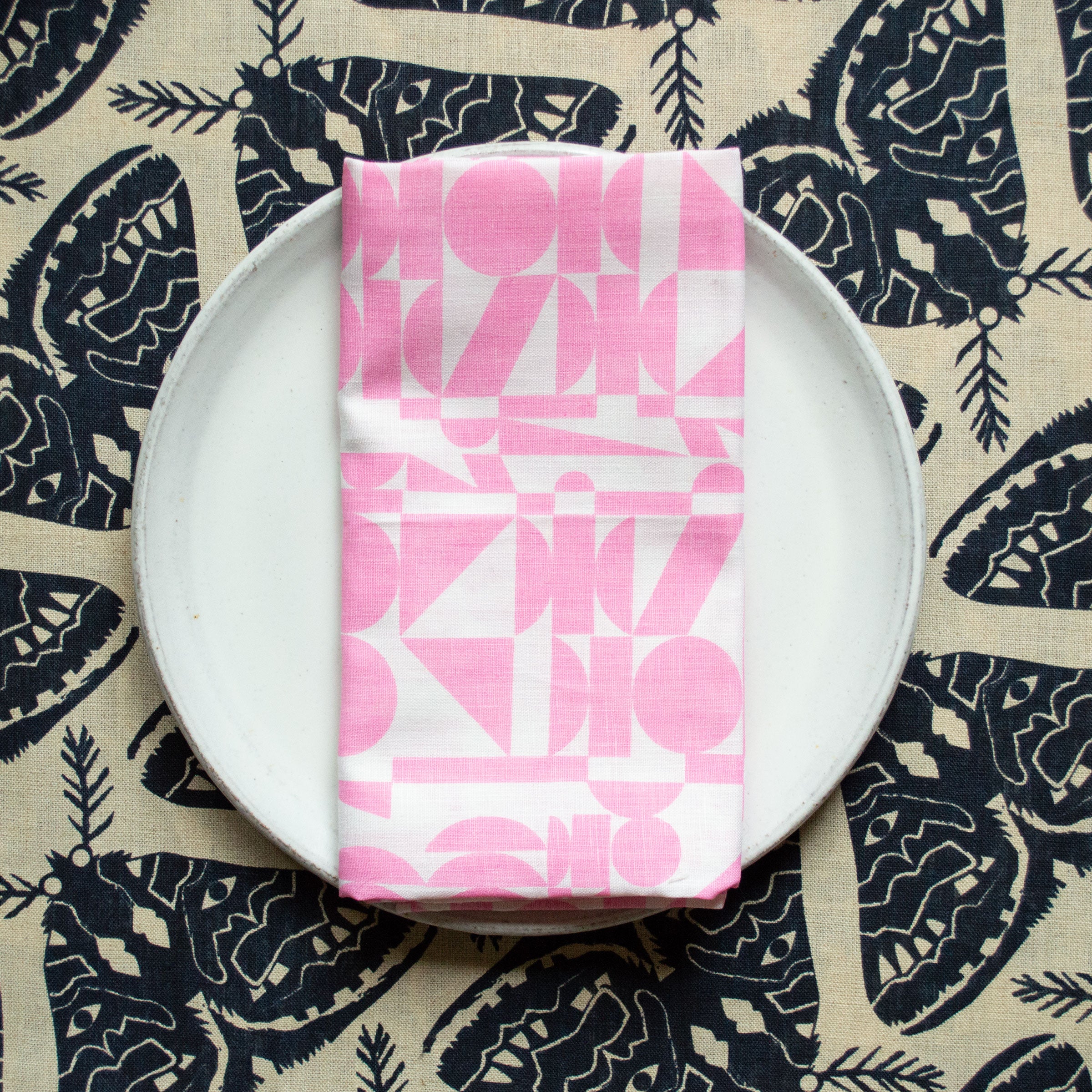 Black Moths Napkins