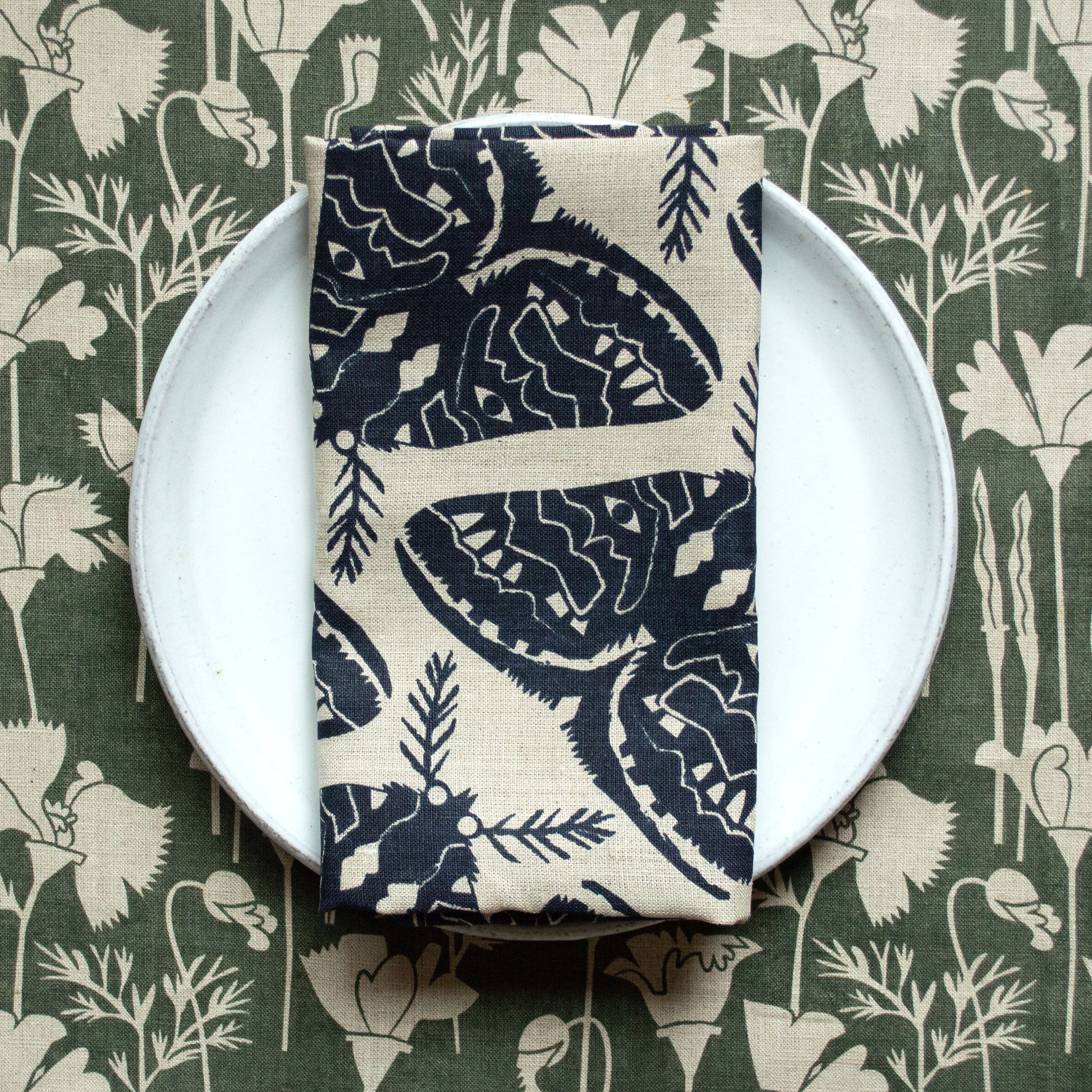 Black Moths Napkins