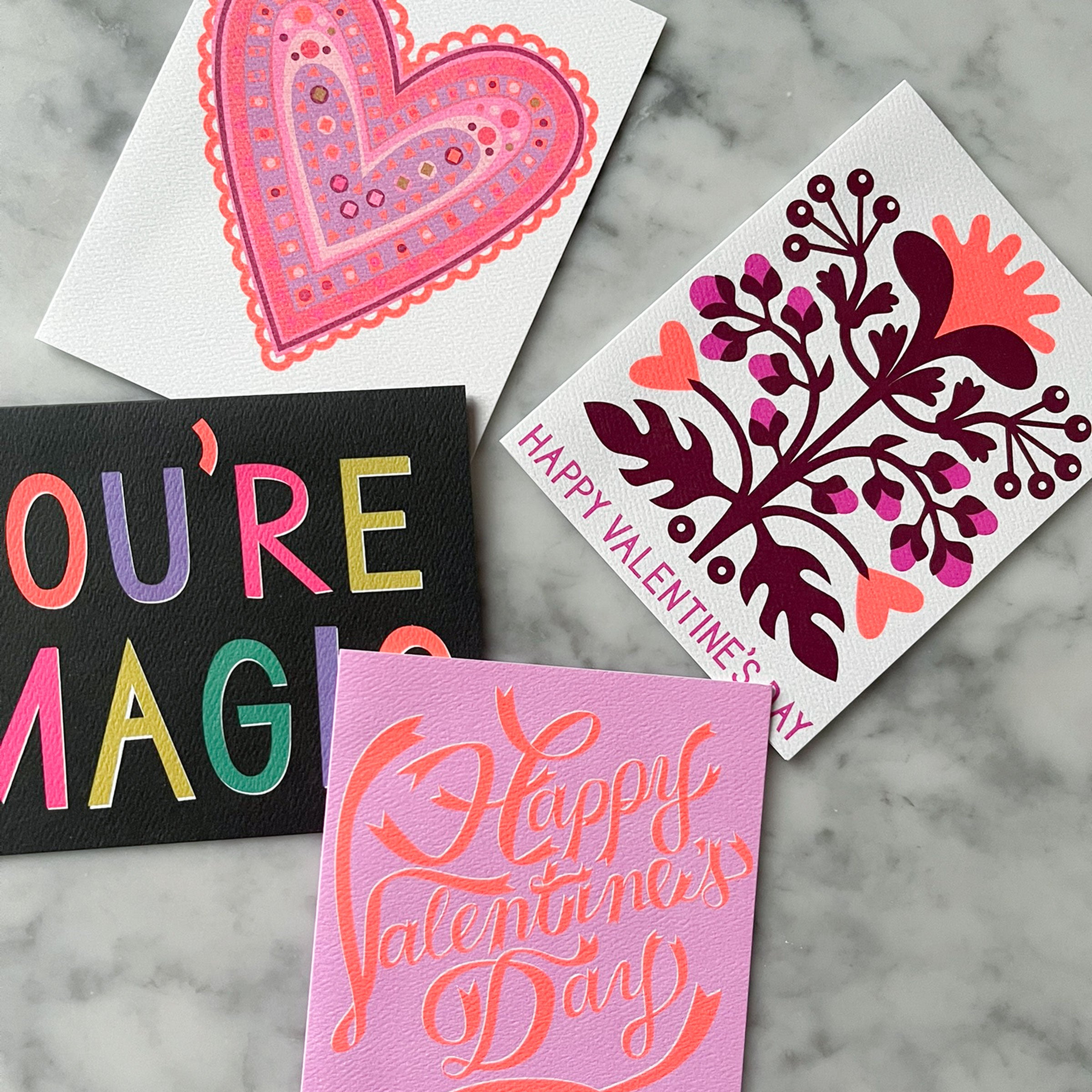 Ribbons Valentine's Day Note Card