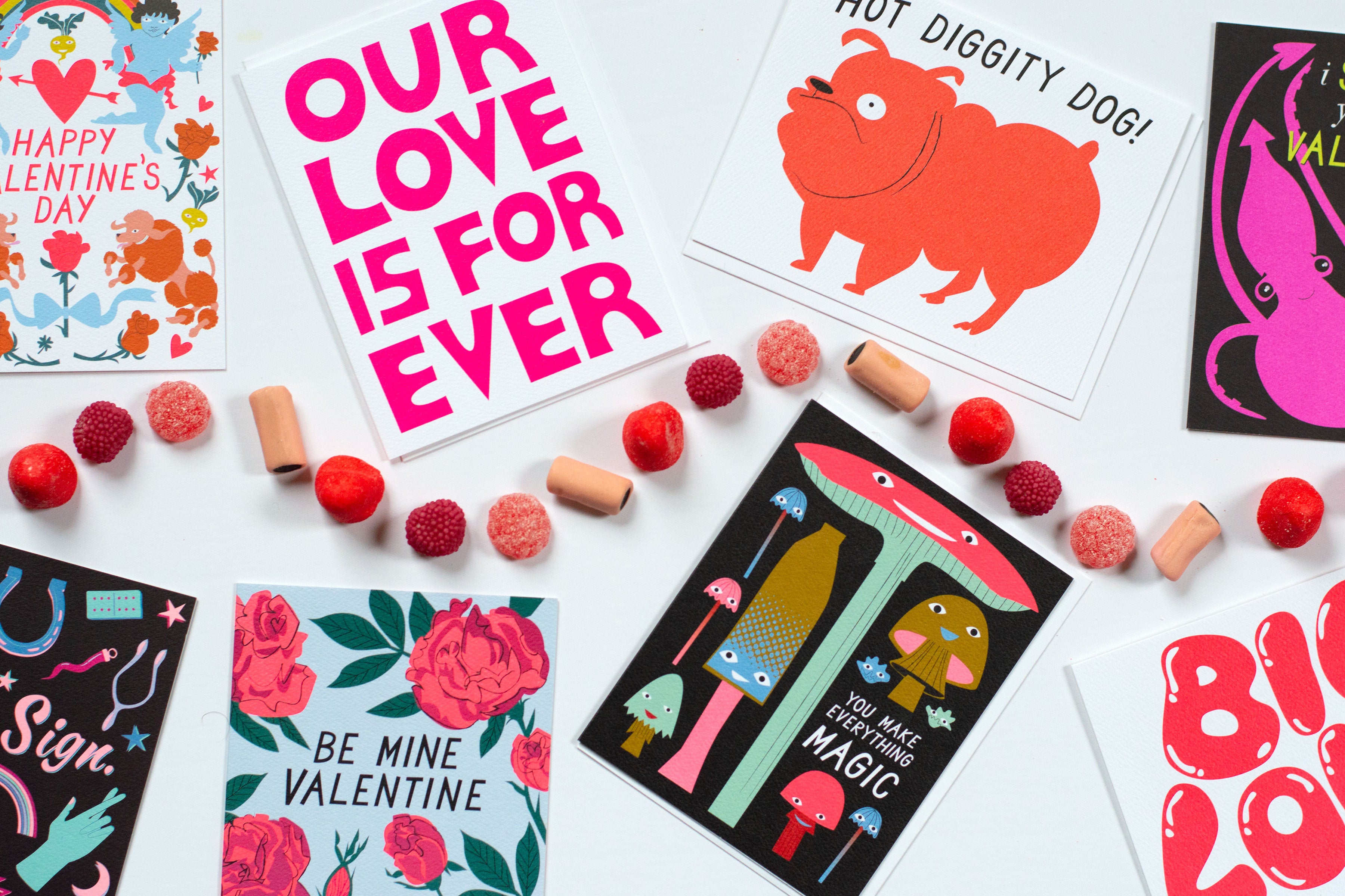 Squid Valentine's Note Card
