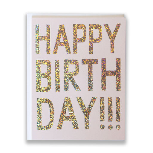 hologram foil/glitter foil/foil birthday cards/happy birthday