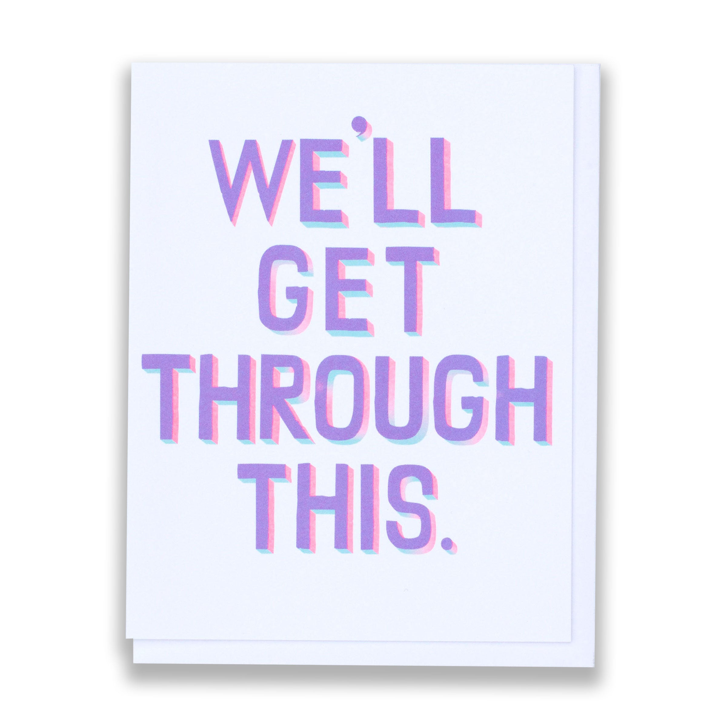 We'll get through his card for bereavement, sympathy, condolence