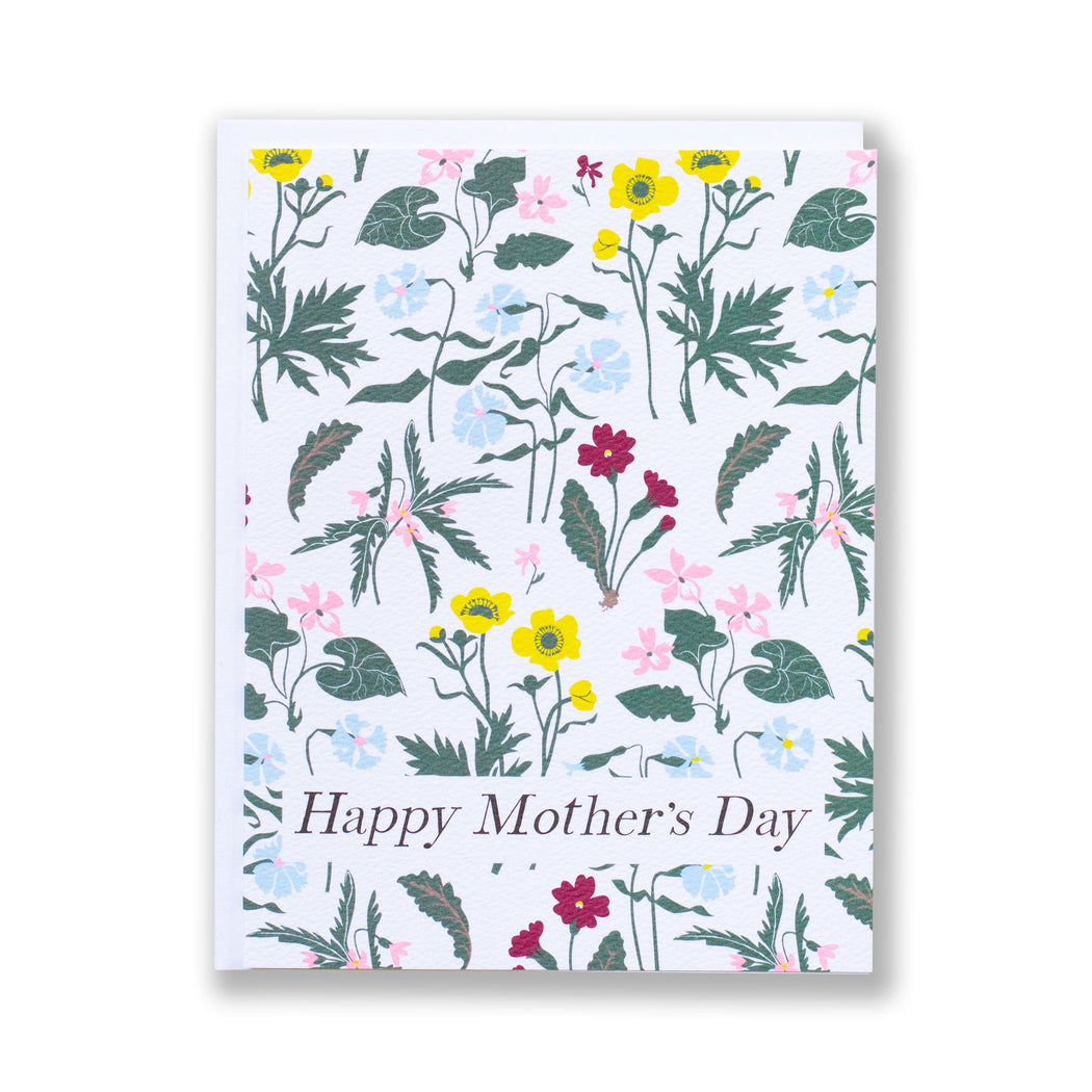 sweet wildflowers card for mother's day