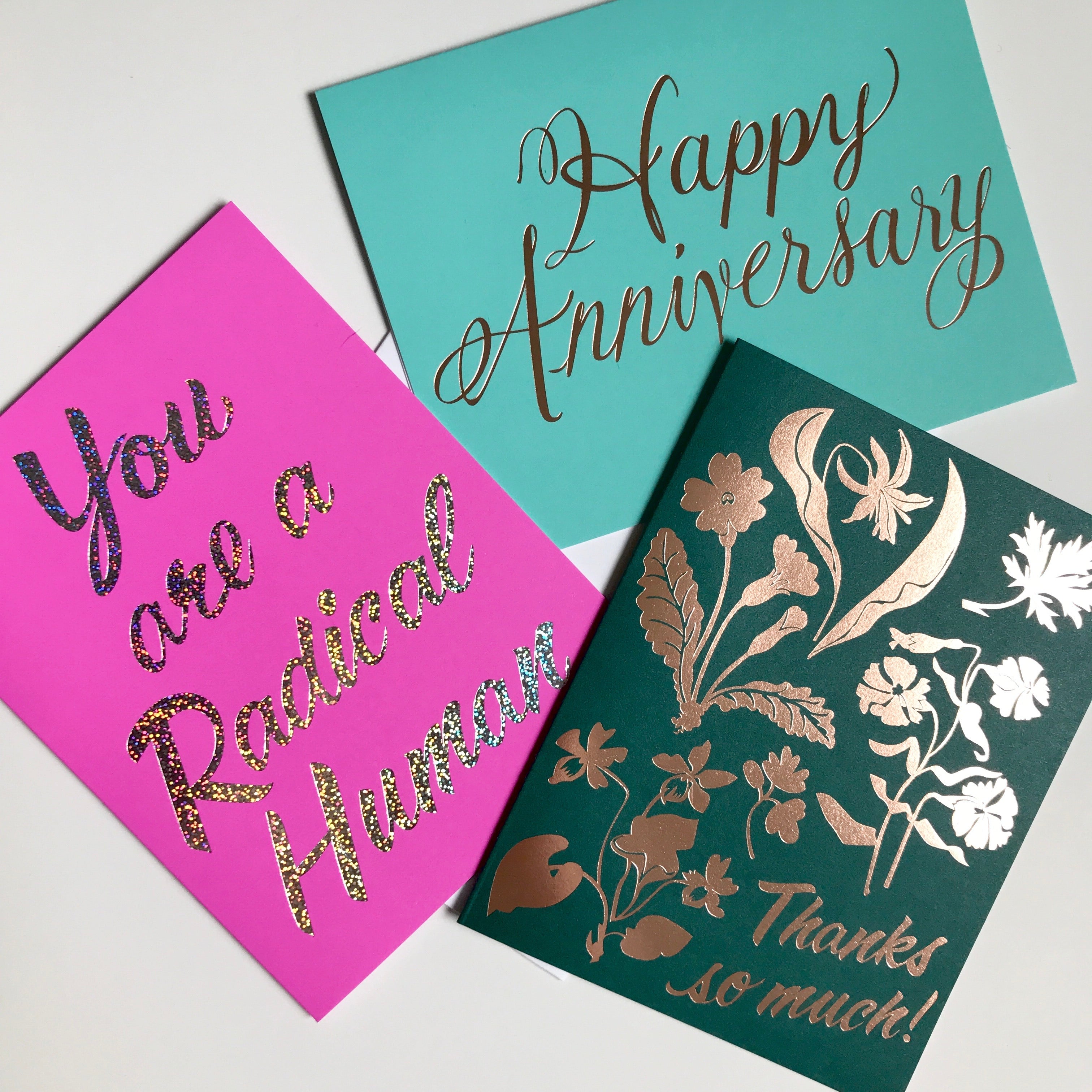 Radical Human Glitter Hologram Foil Card