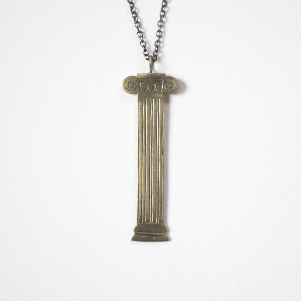 Banquet Workshop Cast bronze Ionic or Doric column necklace