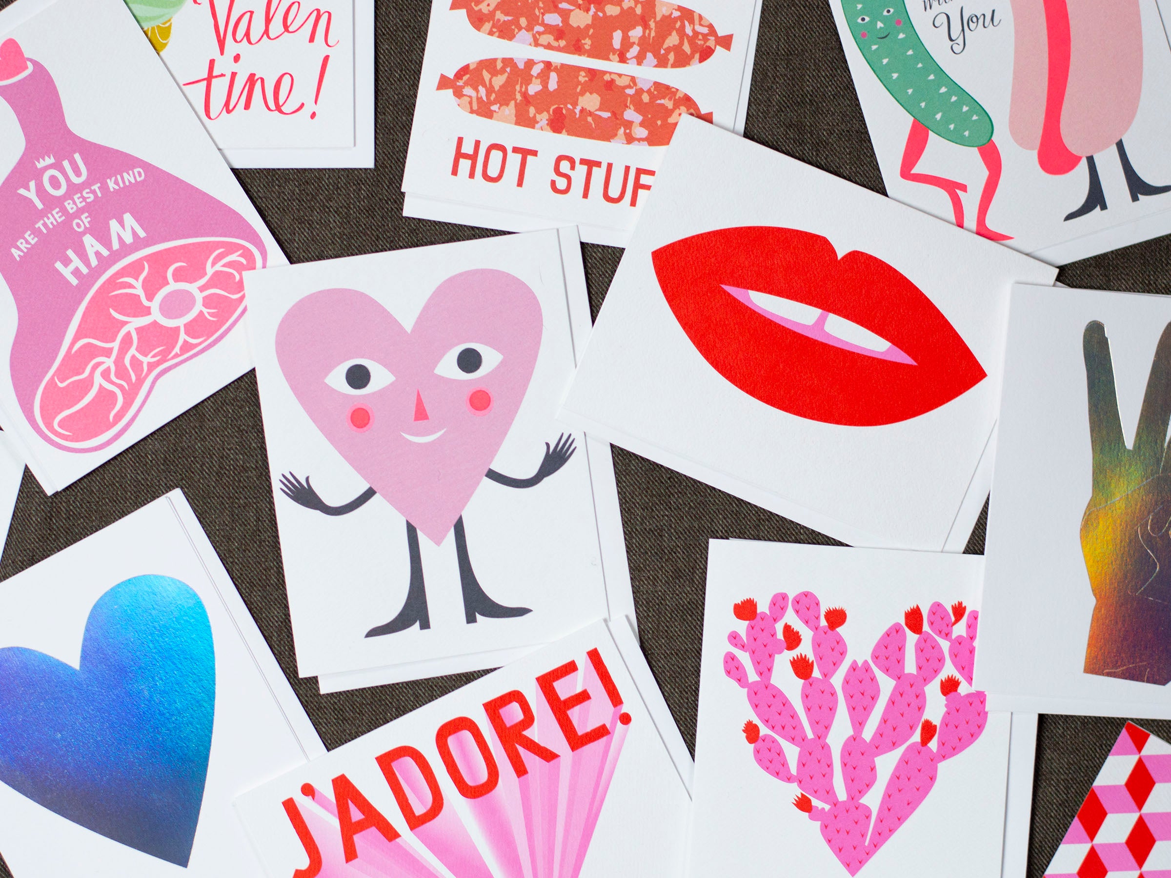Hot Dog and Pickle Note Card